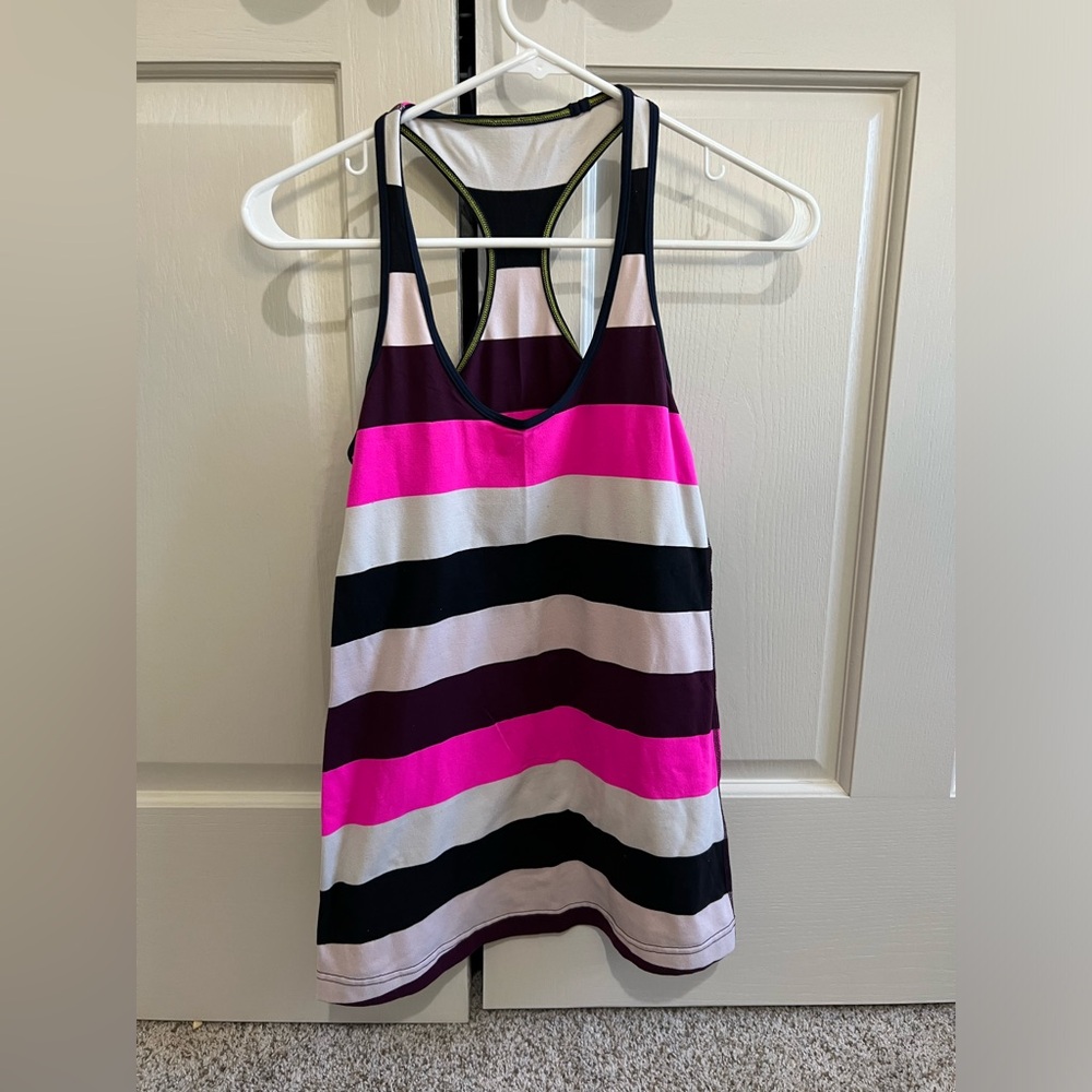 Lululemon striped tank top